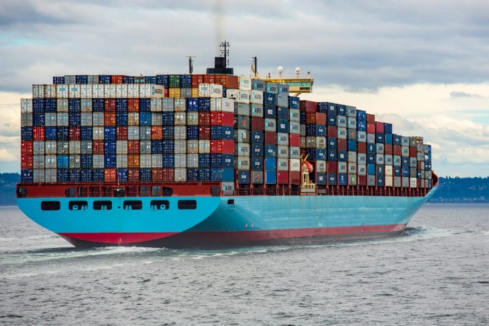 Porte-conteneurs transportant des marchandises dangereuses sous Code IMDG