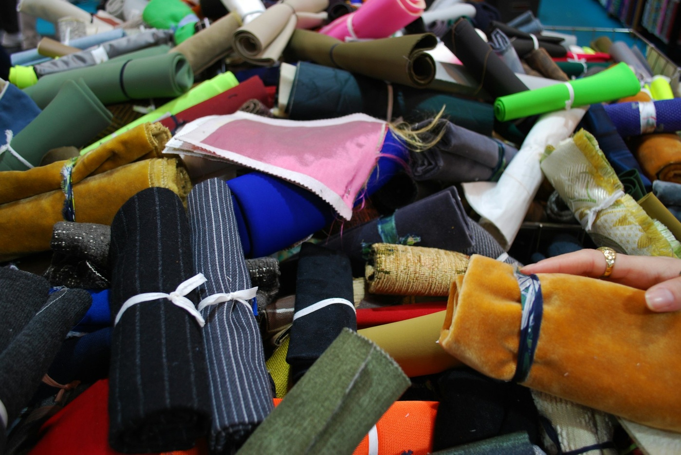 Range of imported textile products