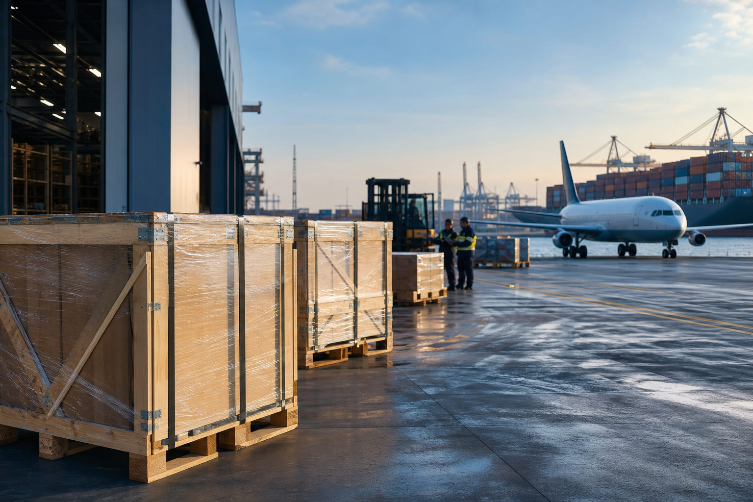 Marchandises européennes préparées pour l’exportation