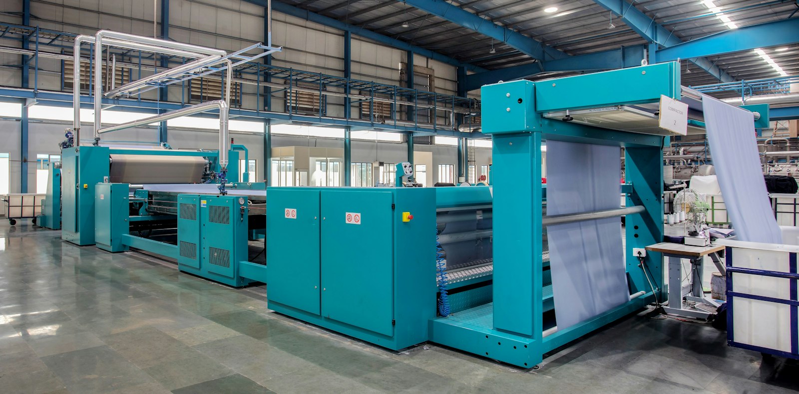Textile production workshop for export